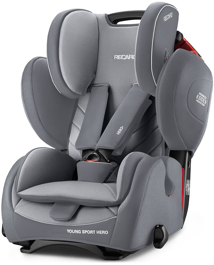 Scaun auto YOUNG SPORT HERO Aluminium Grey